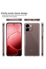 Load image into Gallery viewer, Oppo A6 Pro Uyumlu Kamera Korumalı Kılıf Darbe Önceleyici Şeffaf Transparan Esnek Silikon Kapak