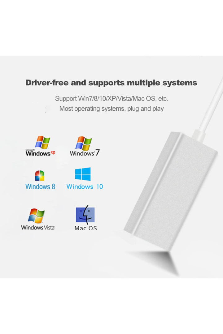 Notebook/Laptop/Macbook Uyumlu Type-C To Ethernet RJ45 Çevirici USB-C To LAN 100 Mbps Dönüştürücü