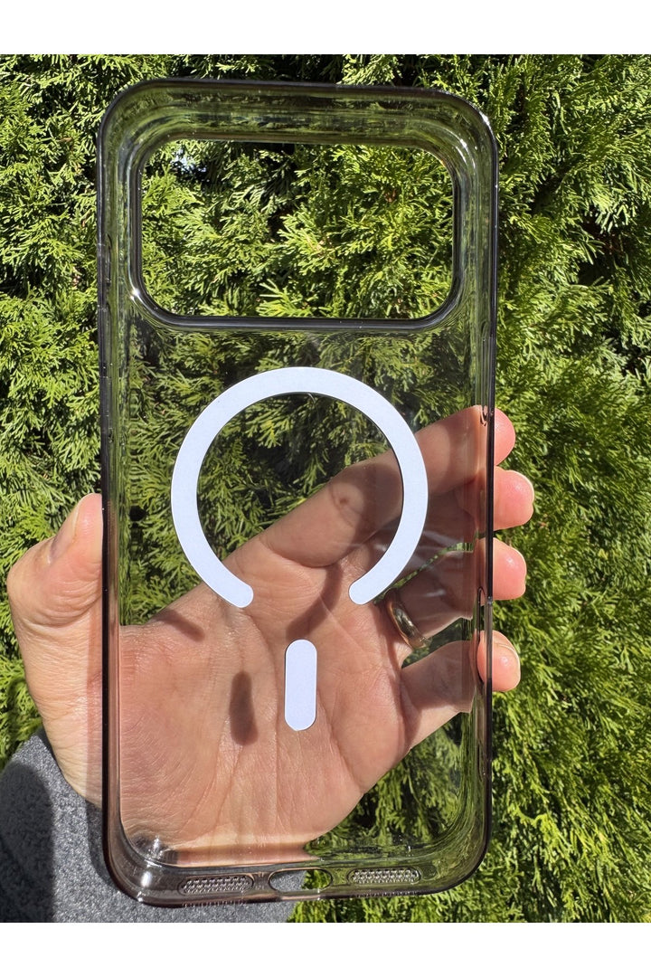 iPhone 17 Pro Max Uyumlu Kılıf Magsafe Sert Sararmaz Kamera Kenarı Koruyucu Dayanıklı Renkli Kapak
