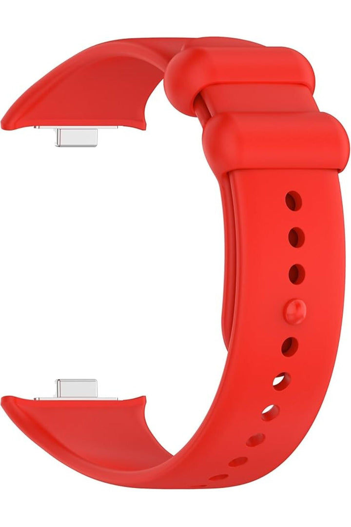 Xiaomi Redmi Watch 4 Uyumlu Kordon Liquid Silikon Ayarlanabilir Renkli Lekelere Dayanıklı Kordon