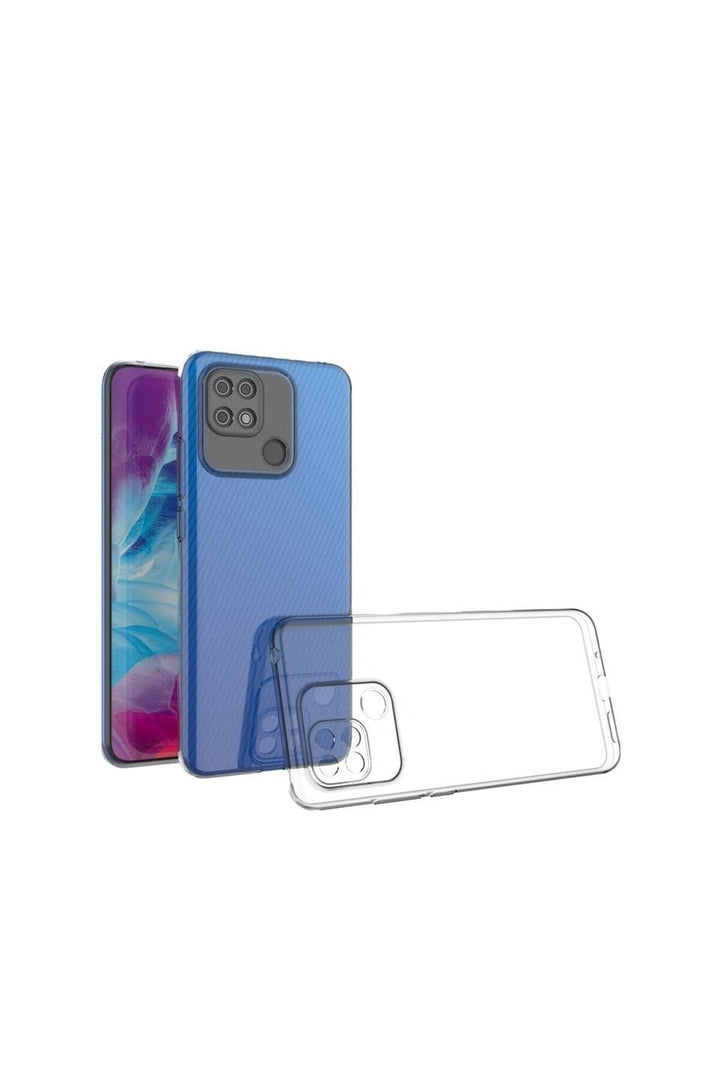 Xiaomi Poco C40 Uyumlu Kılıf 3D Kamera Korumalı Darbe Önleyici Şeffaf Esnek Transparan Silikon