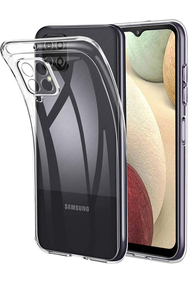 Samsung Galaxy M22 Uyumlu Kılıf 3d Kamera Korumalı Darbe Önleyici Şeffaf Transparan Esnek Silikon