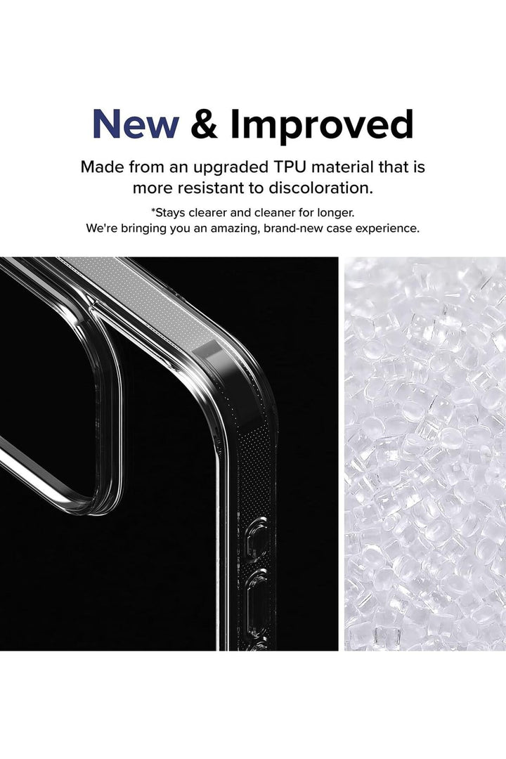 iPhone 15 Pro Uyumlu Kamera Çıkıntılı Korumalı Darbe Önleyici Şeffaf Esnek Renksiz Silikon Kapak