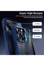 Load image into Gallery viewer, iPhone 15 Pro Max Uyumlu Kılıf Kamera Çevresi Metal Sararmaya Karşı Dayanıklı Koruyucu Silikon Kapak