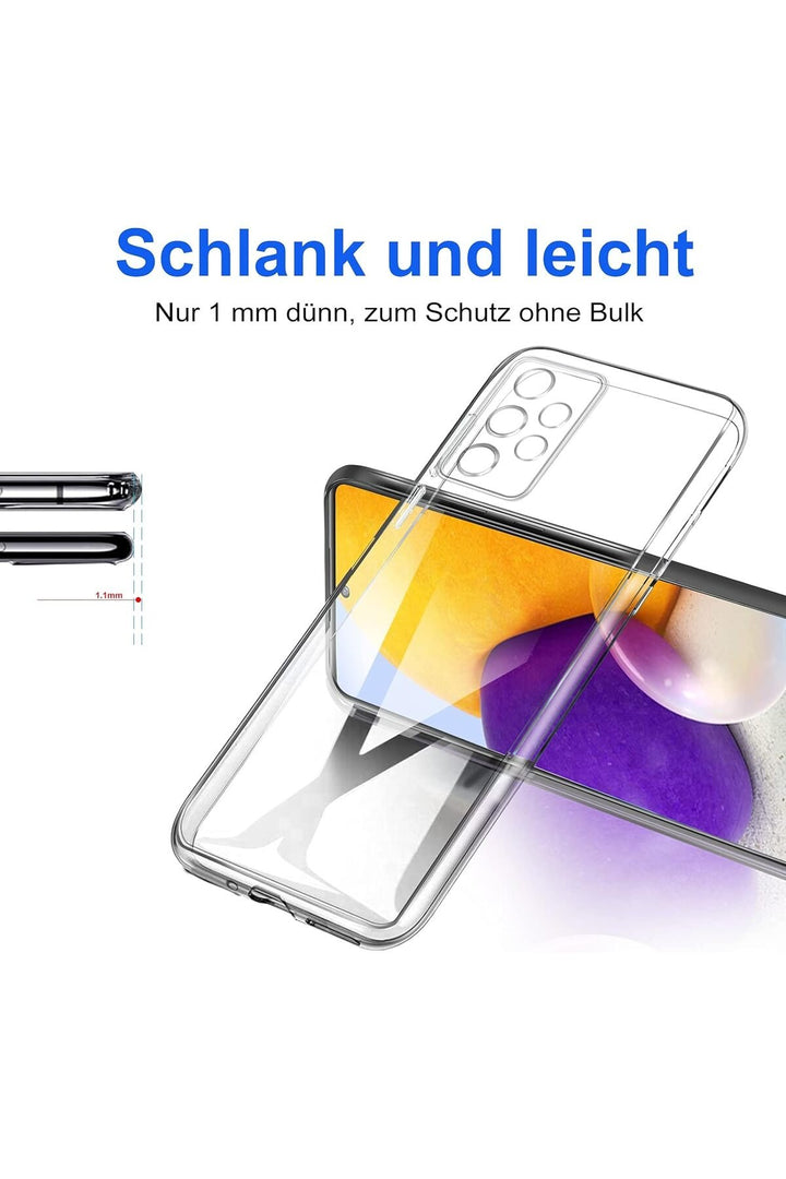 Samsung Galaxy A52 Uyumlu Kılıf 3d Kamera Korumalı Darbe Önleyici Şeffaf Transparan Esnek Silikon