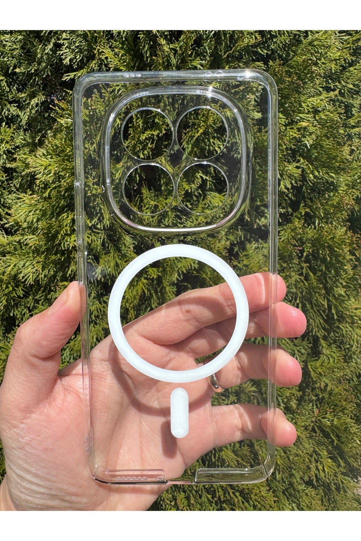 Mi Redmi Note 15 Pro Plus Uyumlu Kılıf İnce Sert Sararmaz Magsafe Kamera Korumalı Koruyucu Dayanıklı