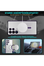 Load image into Gallery viewer, Samsung Galaxy S24 Ultra Uyumlu Kılıf 3D Kamera Lens Korumalı Magsafe Kenarı Renkli Şeffaf Kapak