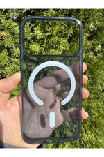 Load image into Gallery viewer, iPhone 17 Pro Uyumlu Kılıf Magsafe Sert Sararmaz Kamera Kenarı Koruyucu Dayanıklı Renkli Kapak