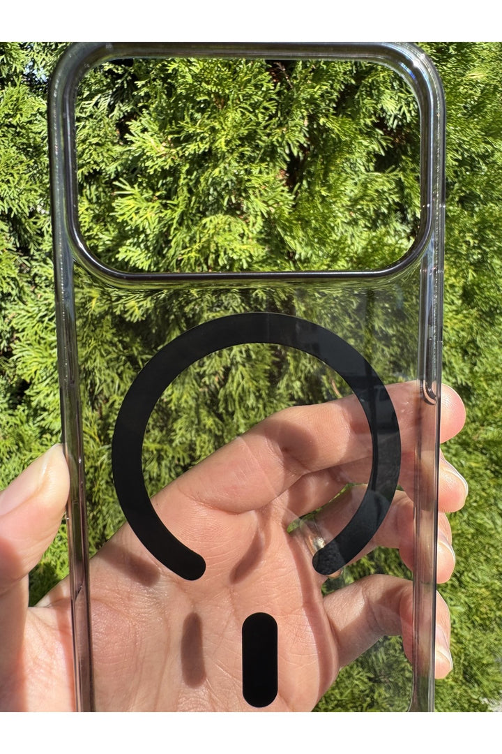 iPhone 17 Pro Uyumlu Kılıf Magsafe Sert Sararmaz Kamera Kenarı Koruyucu Dayanıklı Renkli Kapak