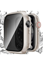 Load image into Gallery viewer, Apple Watch 45mm Uyumlu Kılıf Ekran ve Kasa Koruma Hayalet/Privacy Gizlilik Özellikli Kasa Koruyucu