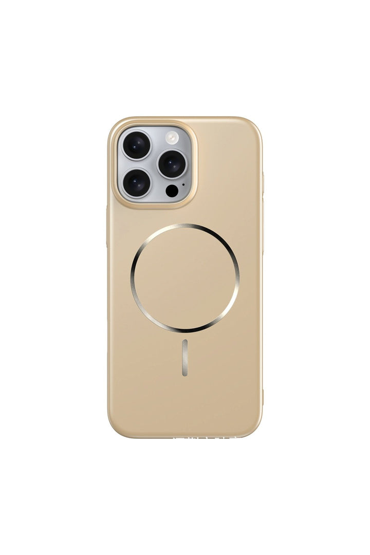 iPhone 16 Pro Uyumlu Magsafe Kılıf Sert Mat Koruyucu Kablosuz Şarj Destekli Arka Kapak