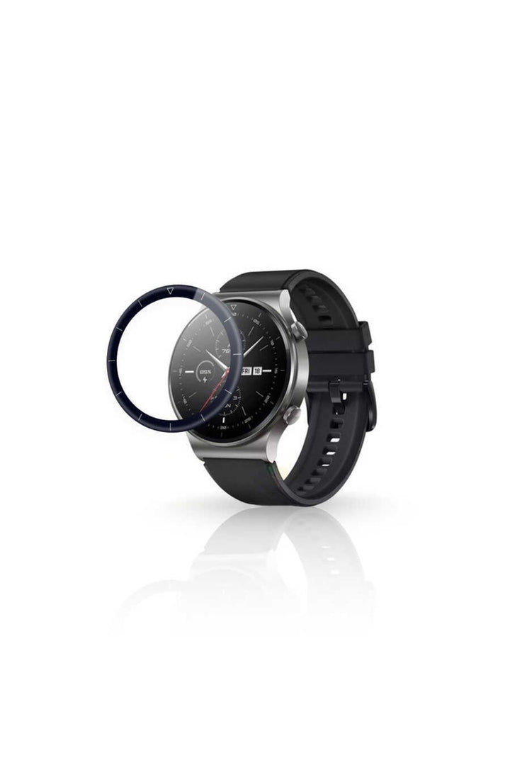Huawei Watch Gt2 Pro Uyumlu Eko Pma Pet 0.3mm Ultra Ince Kabarcık Yapmayan Saat Ekran Koruyucu