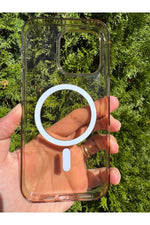 Load image into Gallery viewer, iPhone 16 Pro Uyumlu Kılıf Sert Sararmaz Magsafe Kamera Kenarı Koruyucu Dayanıklı Çöl Titanyum Kapak