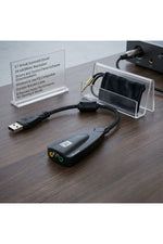 Load image into Gallery viewer, USB To 3.5mm Jack Çevirici USB To Kulaklık Mikrofon Ses Kartı Stereo Adaptör Notebook PC Dönüştürücü