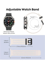 Load image into Gallery viewer, Samsung Galaxy Watch Ultra 47mm Uyumlu Kordon Liquid Silikon Spor Renkli Kordon