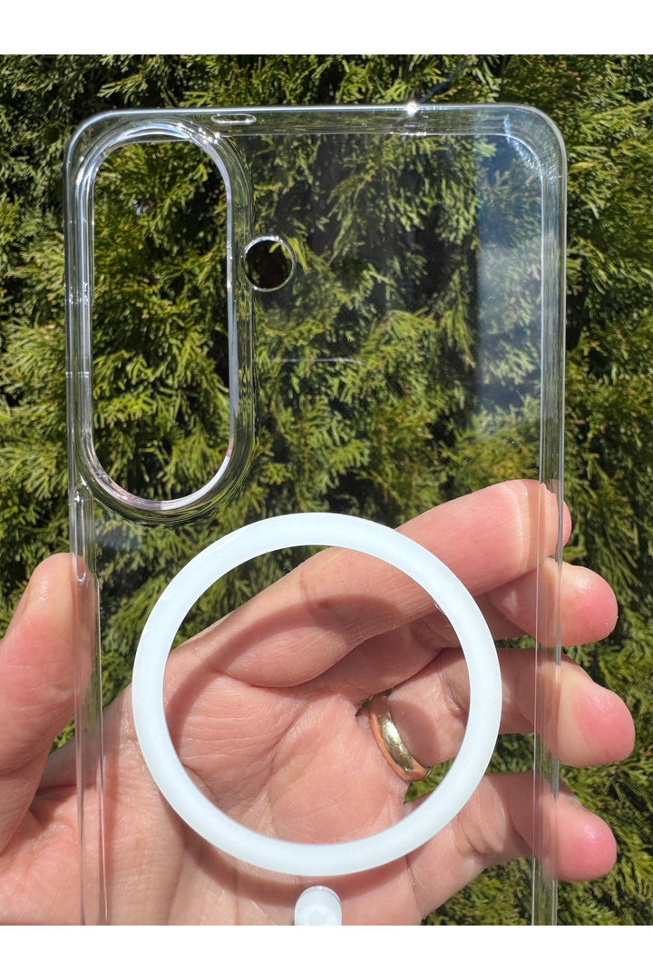 Samsung Galaxy S26 Uyumlu Kılıf İnce Sert Sararmaz Magsafe Kamera Kenar Koruyucu Dayanıklı Kapak