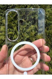 Samsung Galaxy S26 Uyumlu Kılıf İnce Sert Sararmaz Magsafe Kamera Kenar Koruyucu Dayanıklı Kapak