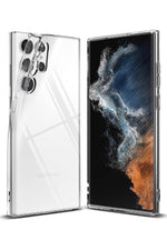 Load image into Gallery viewer, Samsung Galaxy S22 Ultra Uyumlu Kılıf 3D Kamera Korumalı Darbe Önleyici Şeffaf Esnek Silikon Kapak