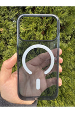 Load image into Gallery viewer, iPhone 17 Pro Uyumlu Kılıf Magsafe Sert Sararmaz Kamera Kenarı Koruyucu Dayanıklı Renkli Kapak