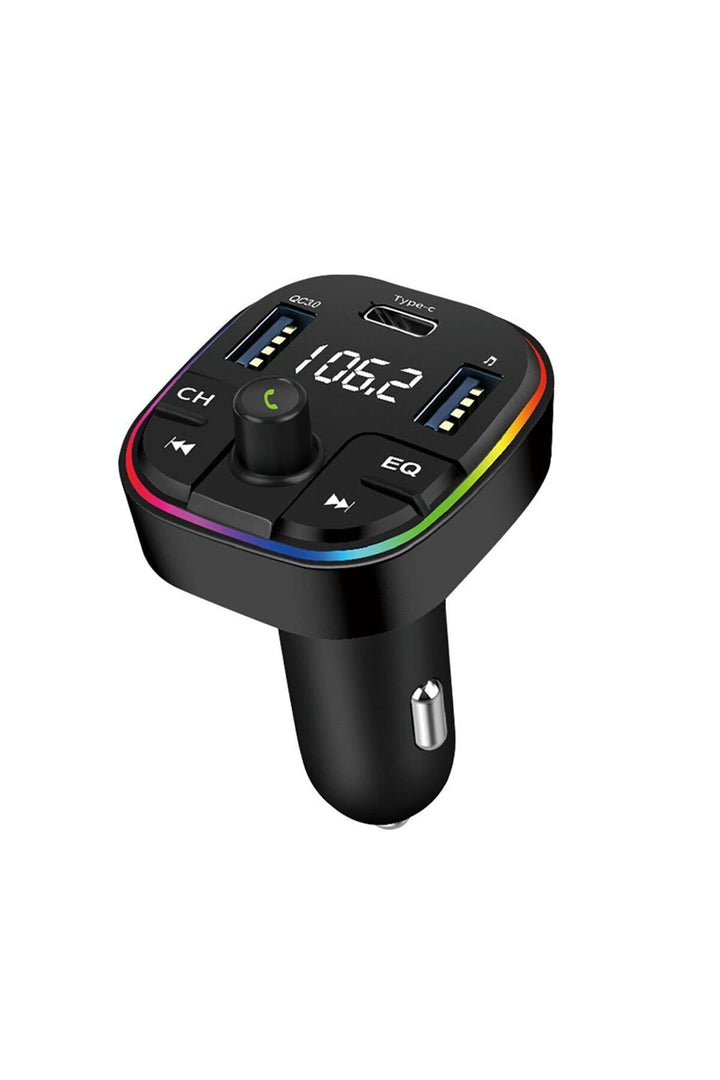 Bluetooth Araç Kiti Araç Fm Transmitter USB Type-C SD Kart MP3 Flash Için Uygun PD Çakmaklık Girişli