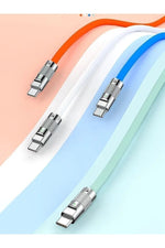 Load image into Gallery viewer, Usb To Type-c 120w 6a Turbo Hızlı Şarj Ve Data Kablosu Samsung Xiaomi Android Uyumlu Esnek Kopmaz
