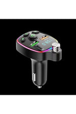 Load image into Gallery viewer, Bluetooth Araç Kiti Araç Fm Transmitter USB Type-C MP3 SD Kart Flash Için Uygun PD Çakmaklık Girişli