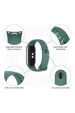 Load image into Gallery viewer, Xiaomi Mi Band 9 Uyumlu Kordon Liquid Silikon Ayarlanabilir Renkli Lekelere Dayanıklı Lansman Kordon