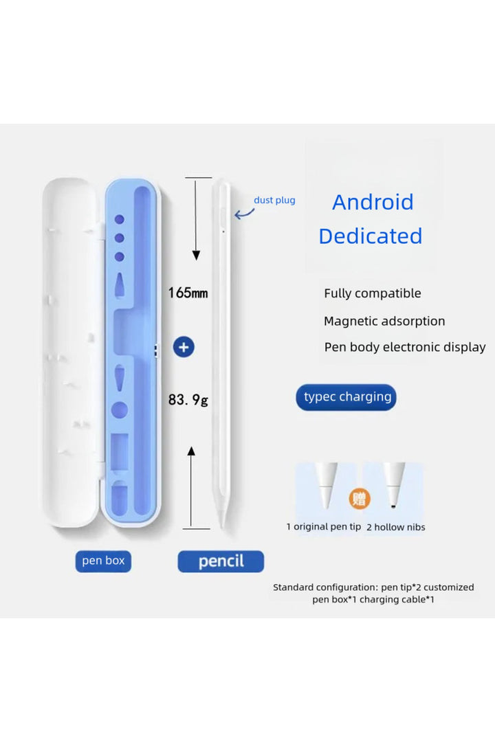 Apple/Samsung/Huawei/iPad Uyumlu Kalem Ucu ve Şarj Kablosu Koruma Saklama Kutusu Taşınabilir Hafif