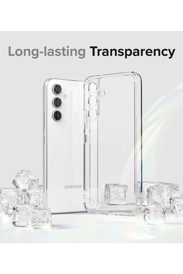Samsung Galaxy A14 Uyumlu Kılıf 3D Kamera Koruma Darbe Önleyici Şeffaf Esnek Renksiz Silikon Kapak