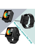 Load image into Gallery viewer, Xiaomi Mi Watch Lite/Redmi Watch Uyumlu Şarj Kablosu Usb Şarj Aleti Kablosu Şarj Cihazı Kablosu