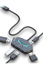 Load image into Gallery viewer, USB To Type-C USB Çoklayıcı PC/Notebook/X-Box/Oyun Konsolu Uzatıcı Gaming Oyuncu Çevirici HUB 4x USB