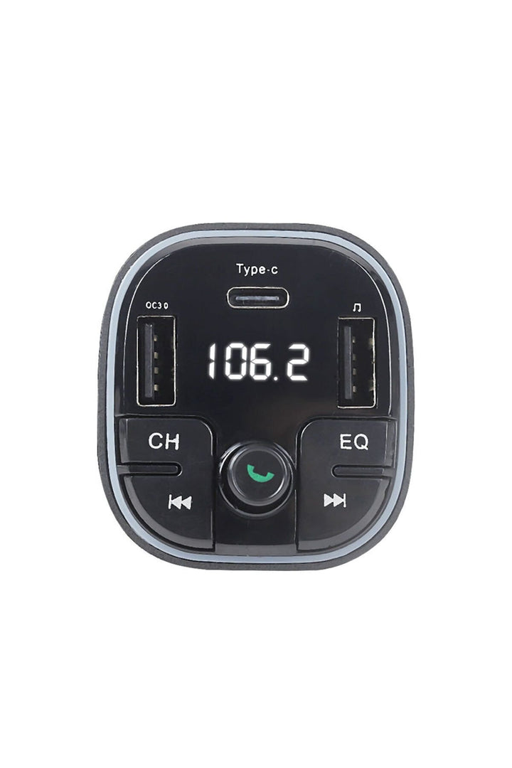 Bluetooth Araç Kiti Araç Fm Transmitter USB Type-C SD Kart MP3 Flash Için Uygun PD Çakmaklık Girişli