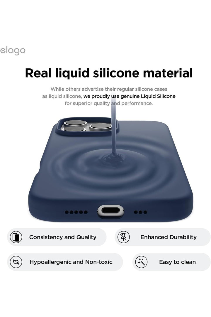 Yüksek Kaliteli iPhone 16 Pro Max  Uyumlu Kılıf Liquid Silikon Renkli Mat Lekelere Dayanıklı Kaymaz