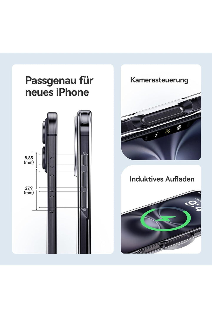 iPhone 16 Plus Uyumlu Kamera Çıkıntlı Korumalı Darbe Önleyici Şeffaf Esnek Renksiz Silikon Kapak