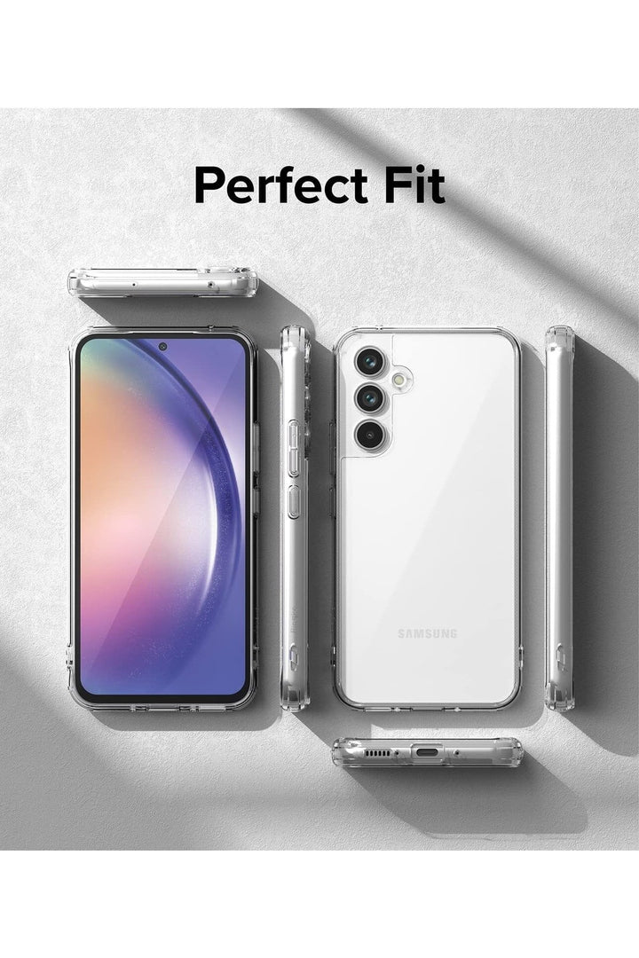 Samsung Galaxy A54 Uyumlu Kılıf 3d Kamera Korumalı Darbe Önleyici Şeffaf Transparan Esnek Silikon