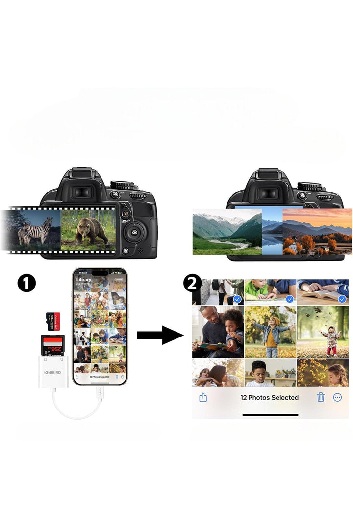 17/16/15/Pro Max/Plus/Mini/iPad/MacBook Pro/Air Samsung Uyumlu Type-C To SD/Micro SD/TF Kart Okuyucu