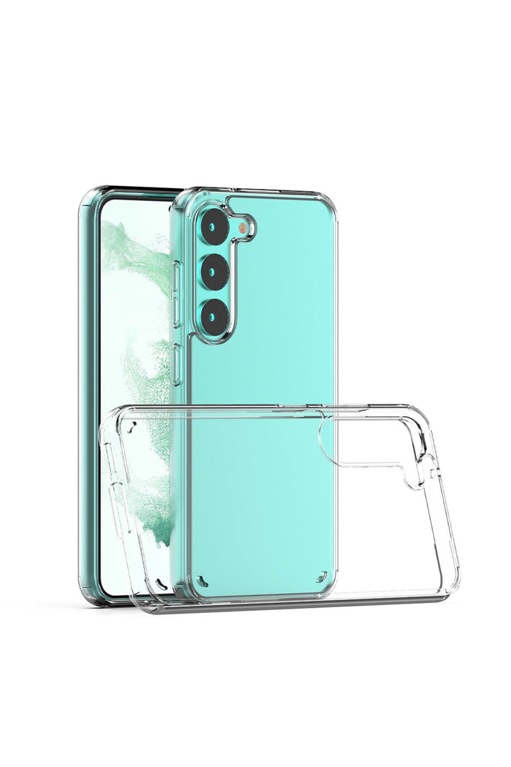 Samsung Galaxy S23 Plus Uyumlu Kılıf Şeffaf Sararmayan Renksiz Sert Silikon Dayanıklı Koruyucu Kapak
