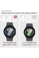 Load image into Gallery viewer, Samsung Galaxy Watch 7 44mm Uyumlu Kılıf Kasa ve Ekran Koruyucu Darbelere Çizilmelere Karşı Dayanklı