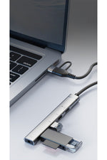 Load image into Gallery viewer, PC/iPad/Macbook/iPhone 15 Plus/16/17 Pro Max Uyumlu Type-C/USB To USB/Type-C/3.5mm Jack Çevirici HUB