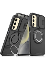 Load image into Gallery viewer, Samsung Galaxy S25/s24 Uyumlu Kılıf Kamera Korumalı Sürgülü 360 Dönebilen Magsafe Stand Tank Kapak