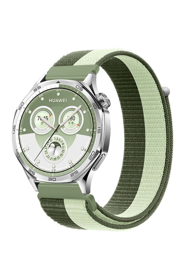 Huawei Watch GT2e/GT2/GT2 Pro/GT3/GT3 Pro/GT4/GT5 46mm Sport Kumaş Ayarlanabilir Cırt Cırtlı Kordon