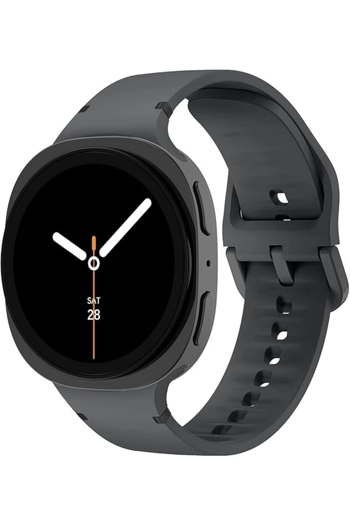 Samsung Galaxy Watch 8 40mm/44mm/Classic 46mm Uyumlu Kordon Liquid Same Leke Tutmayan Silikon Kordon