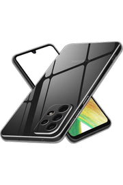 Samsung Galaxy A33 Uyumlu Kılıf 3d Kamera Korumalı Darbe Önleyici Şeffaf Transparan Esnek Silikon