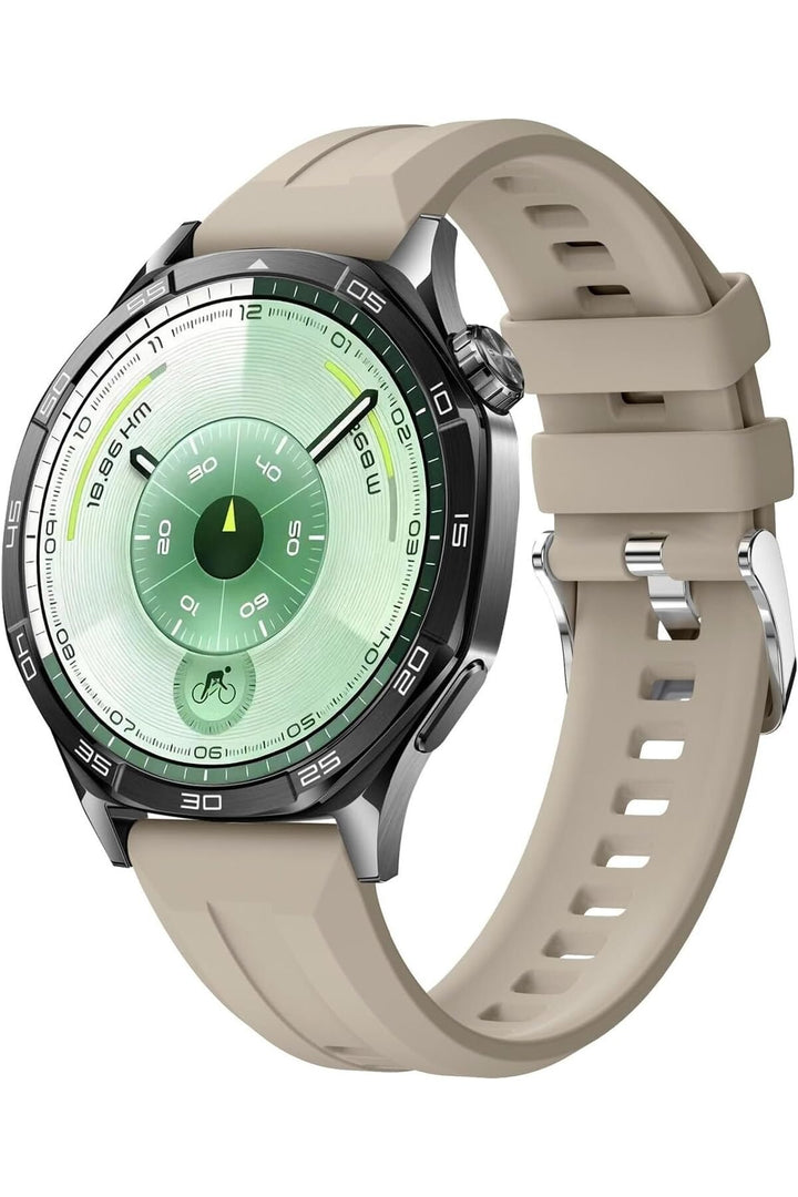 Huawei Watch Gt2e/GT2/GT2 Pro/GT3/GT3 Pro/GT4/GT5/GT6 46mm Yeşil Kumaş Ayarlanabilir Lansman Kordon